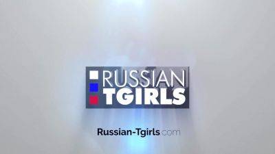 RUSSIAN TGIRLS Alexandra Back In Black - drtvid.com - Russia